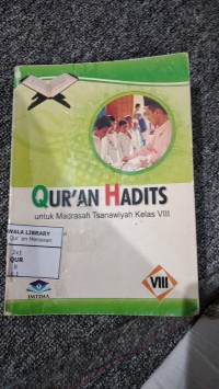 Image of Qur'an Hadits: untuk MTs Kelas VIII